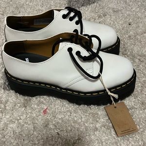 Dr. Martins White Platform shoes